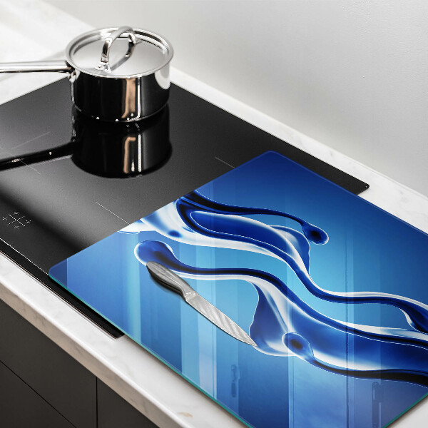 Glas Ceranfeldabdeckung Flüssige Abstraktion