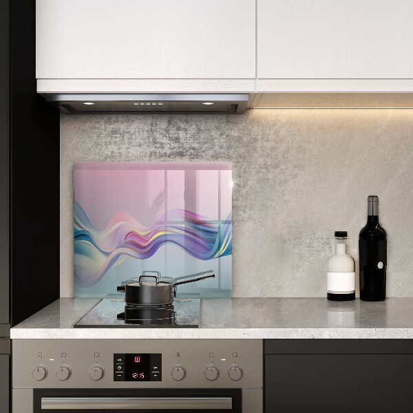 Glas Ceranfeldabdeckung Pastellabstraktion
