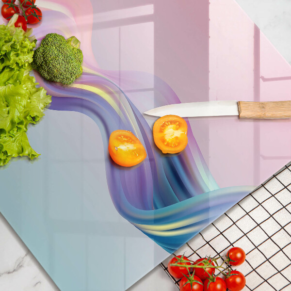 Glas Ceranfeldabdeckung Pastellabstraktion