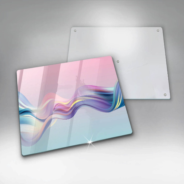 Glas Ceranfeldabdeckung Pastellabstraktion