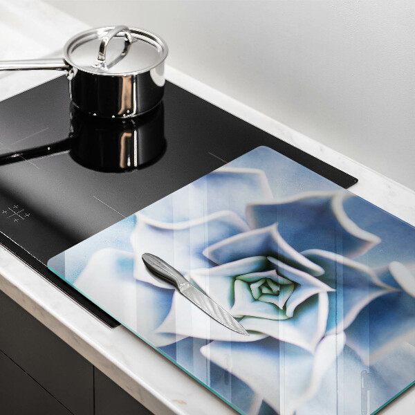 Glas Herdabdeckplatte Blumenpflanze