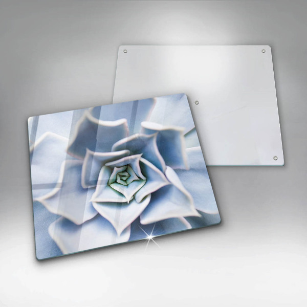 Glas Herdabdeckplatte Blumenpflanze