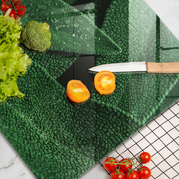 Glas Herdabdeckplatte Die Blätter der Pflanze