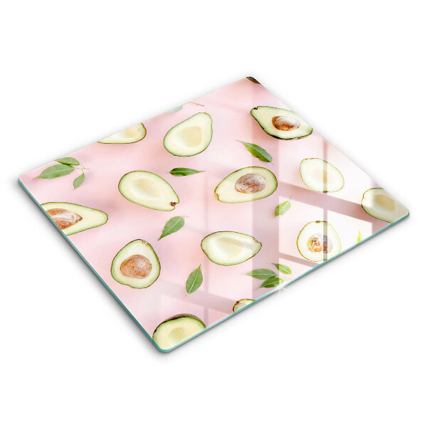 Glas Ceranfeldabdeckung Avocado-Muster