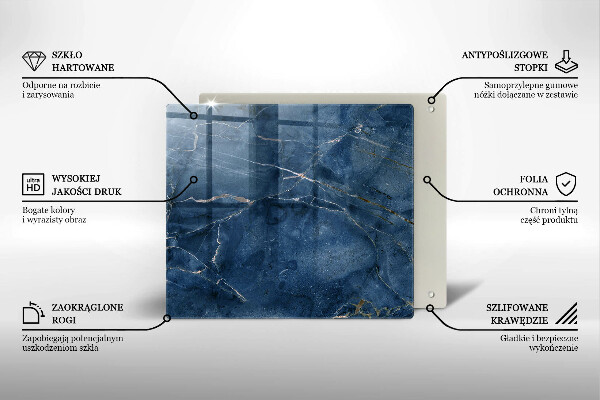 Glas Ceranfeldabdeckung Marmorsteinstruktur