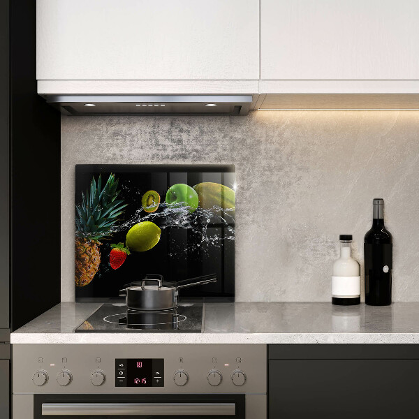 Glas Ceranfeldabdeckung Früchte im Wasser