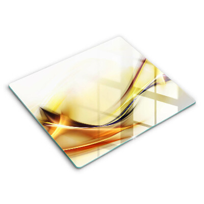 Glas Herdabdeckplatte Abstrakte Lichtlinien