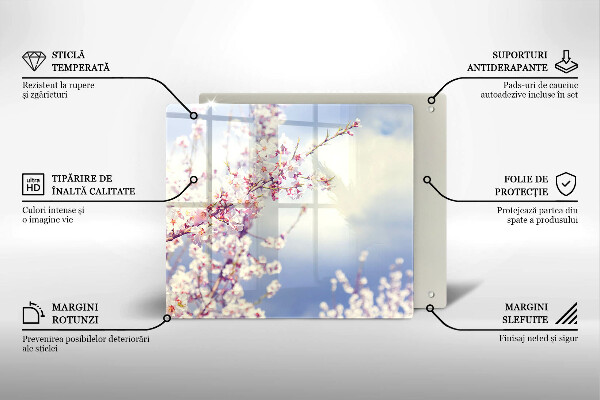 Glas Ceranfeldabdeckung Blühender Baum