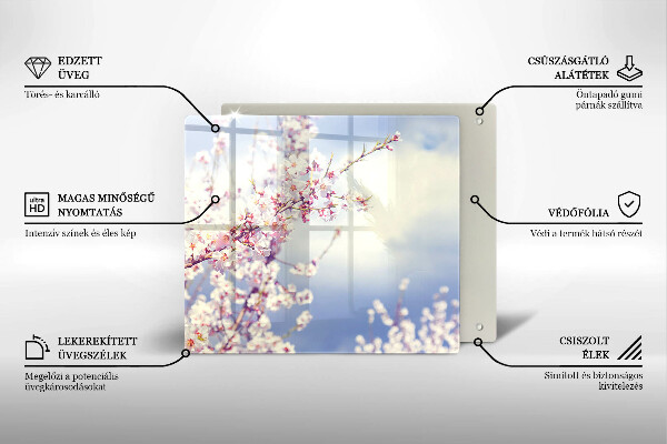 Glas Ceranfeldabdeckung Blühender Baum