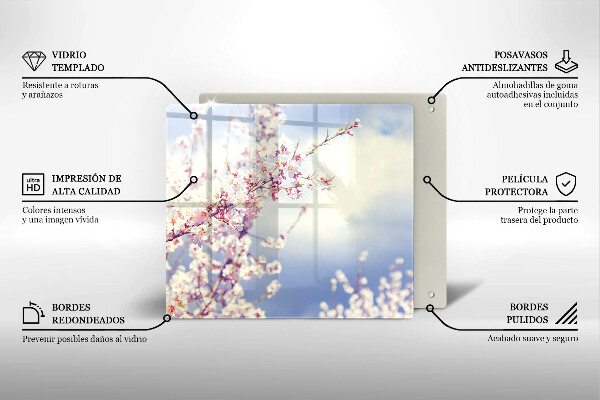 Glas Ceranfeldabdeckung Blühender Baum