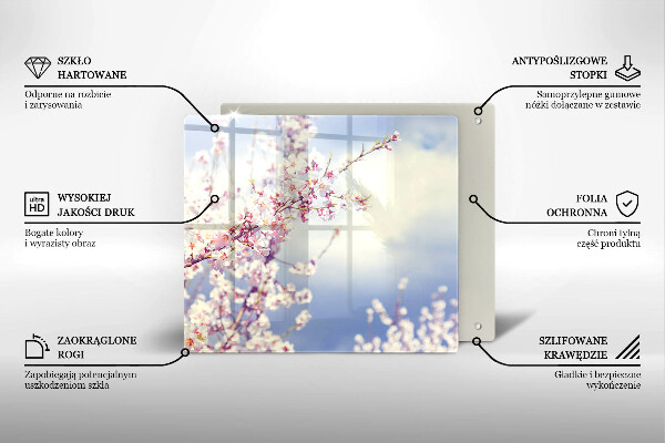Glas Ceranfeldabdeckung Blühender Baum