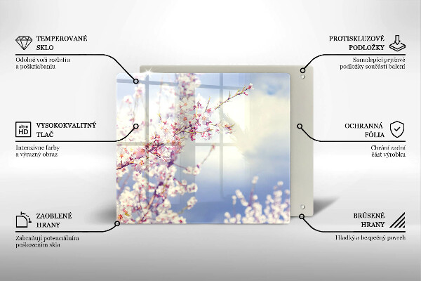 Glas Ceranfeldabdeckung Blühender Baum