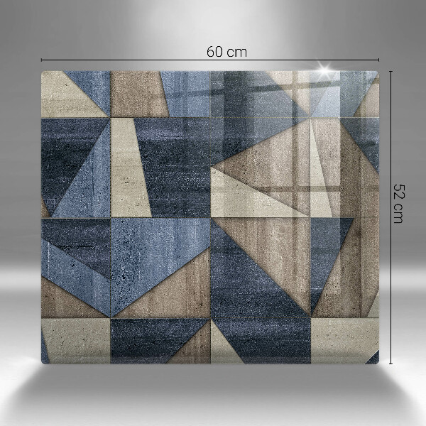 Glas Ceranfeldabdeckung Geometrische Abstraktion