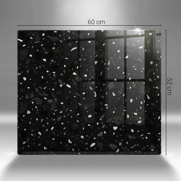Glas Ceranfeldabdeckung Dunkles Steinzeug