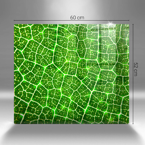 Glas Ceranfeldabdeckung Blattstruktur