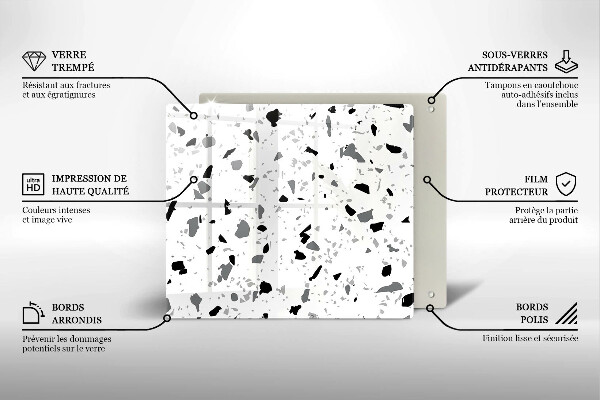 Glas Ceranfeldabdeckung Dekoratives Steinzeug