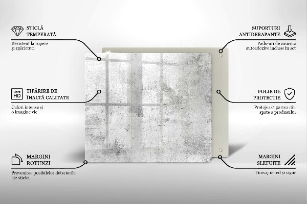 Glas Ceranfeldabdeckung Betonstruktur