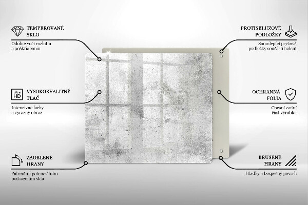 Glas Ceranfeldabdeckung Betonstruktur