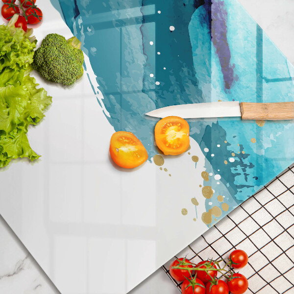 Glas Ceranfeldabdeckung Blaue Flecken