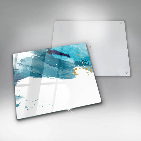 Glas Ceranfeldabdeckung Blaue Flecken