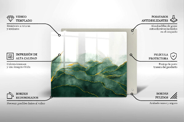 Glas Ceranfeldabdeckung Abstrakte Natur