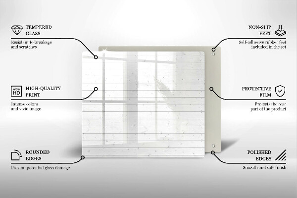 Glas Ceranfeldabdeckung Moderne helle Tafeln
