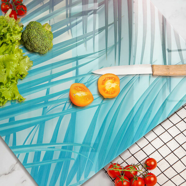 Glas Ceranfeldabdeckung Pastellblätter