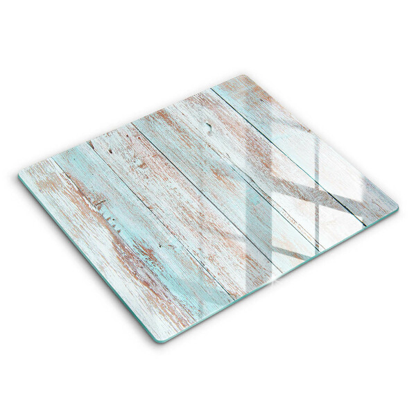 Glas Herdabdeckplatte Alte Vintage-Bretter