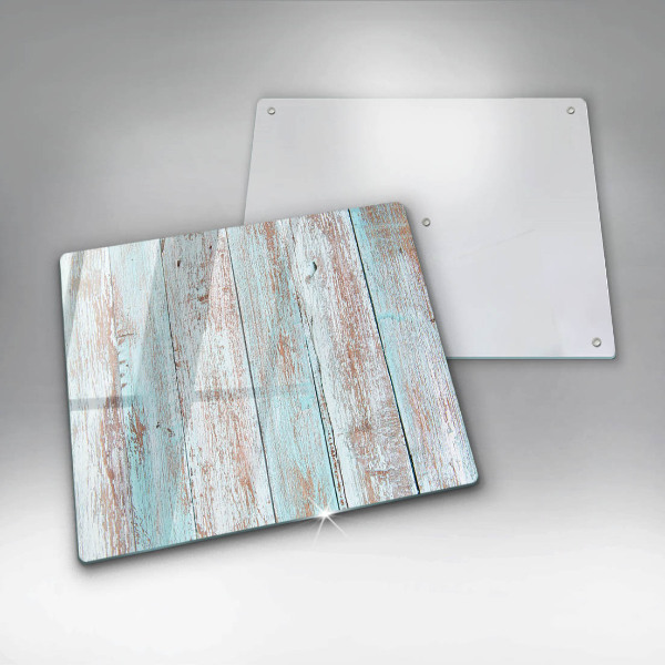 Glas Herdabdeckplatte Alte Vintage-Bretter