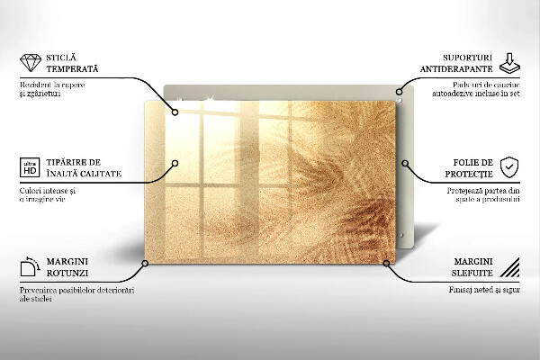 Glas Ceranfeldabdeckung Strandsandurlaub