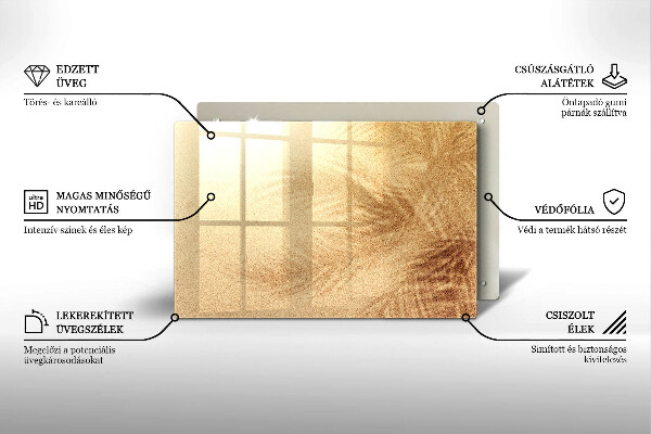 Glas Ceranfeldabdeckung Strandsandurlaub