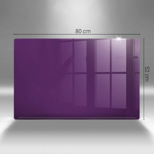 Glas Ceranfeldabdeckung Violette Farbe