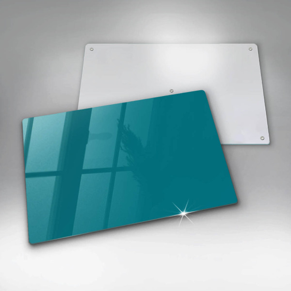 Glas Ceranfeldabdeckung Türkis
