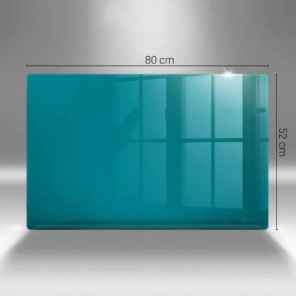Glas Ceranfeldabdeckung Türkis