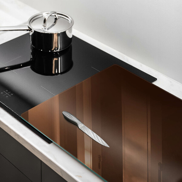 Glas Ceranfeldabdeckung braune Farbe