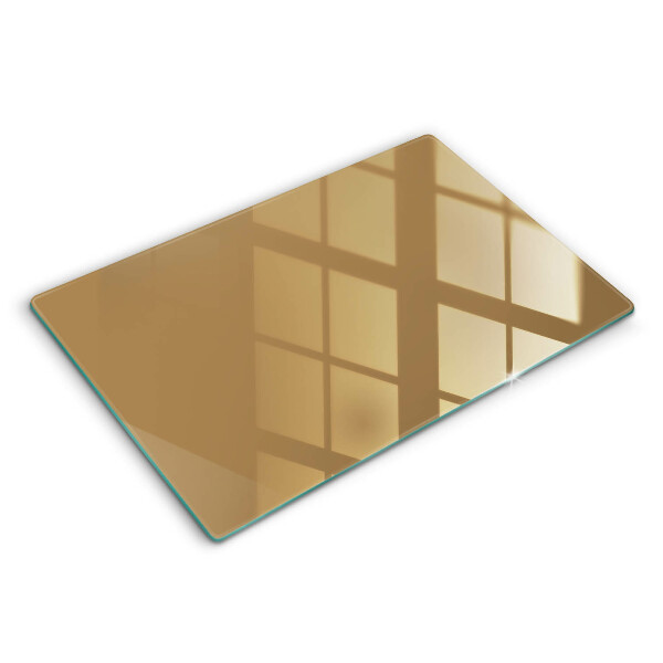 Glas Ceranfeldabdeckung Beige Farbe