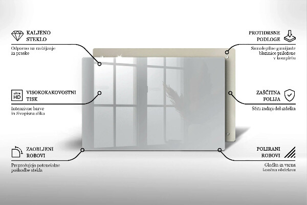 Glas Ceranfeldabdeckung Graue Farbe