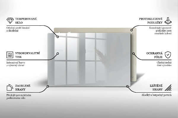 Glas Ceranfeldabdeckung Graue Farbe