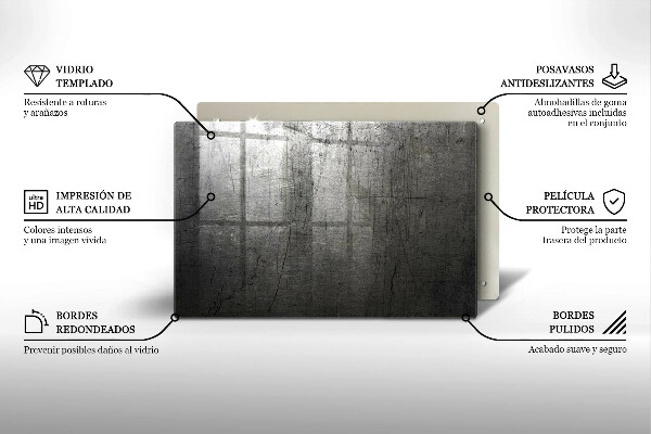 Glas Herdabdeckplatte Metallstruktur
