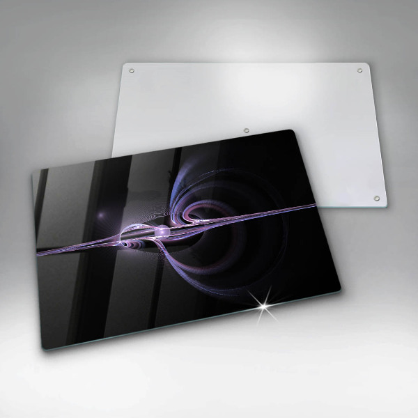 Glas Herdabdeckplatte Moderne Abstraktion