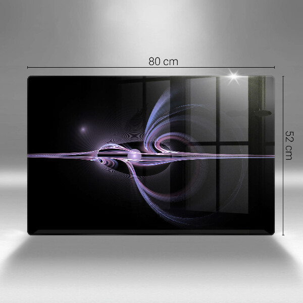 Glas Herdabdeckplatte Moderne Abstraktion