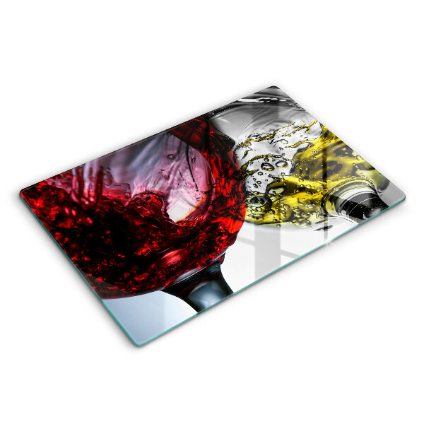 Glas Ceranfeldabdeckung Gläser Wein