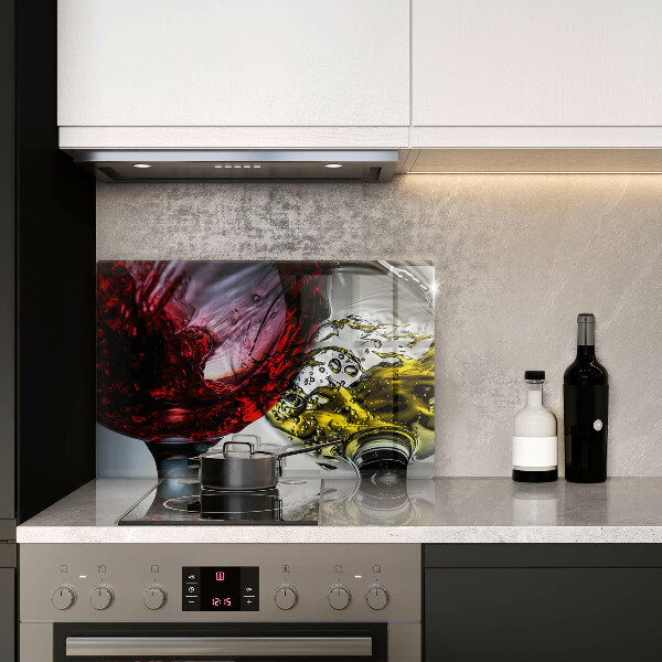 Glas Ceranfeldabdeckung Gläser Wein