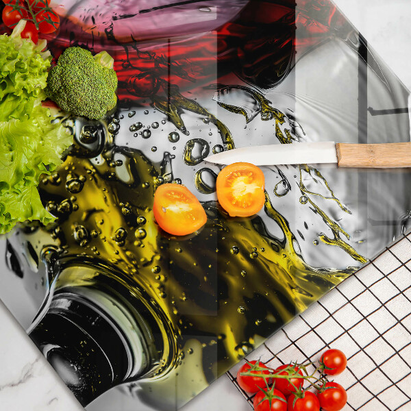 Glas Ceranfeldabdeckung Gläser Wein