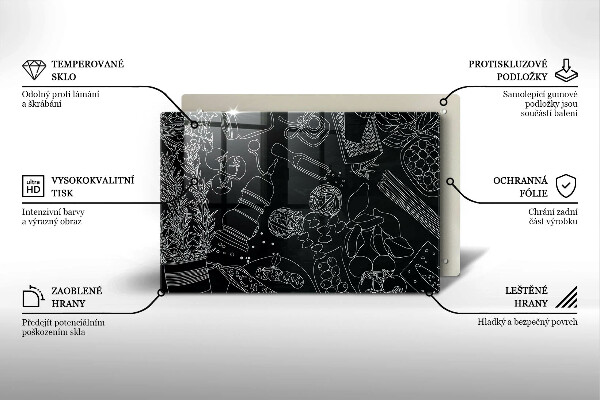 Glas Herdabdeckplatte Küchenzubehör