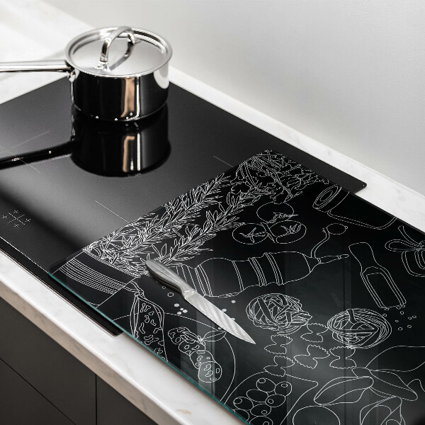 Glas Herdabdeckplatte Küchenzubehör