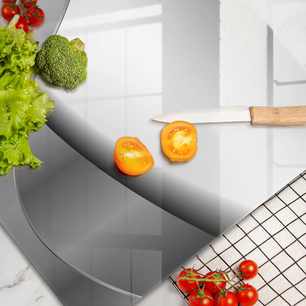 Glas Herdabdeckplatte Abstraktes Liniendesign