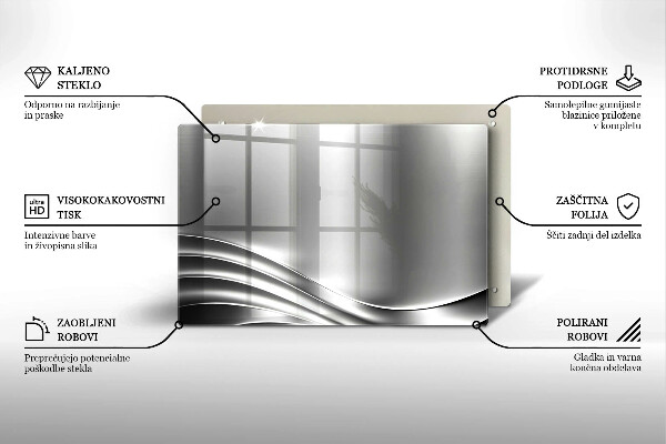 Glas Ceranfeldabdeckung Metallstruktur