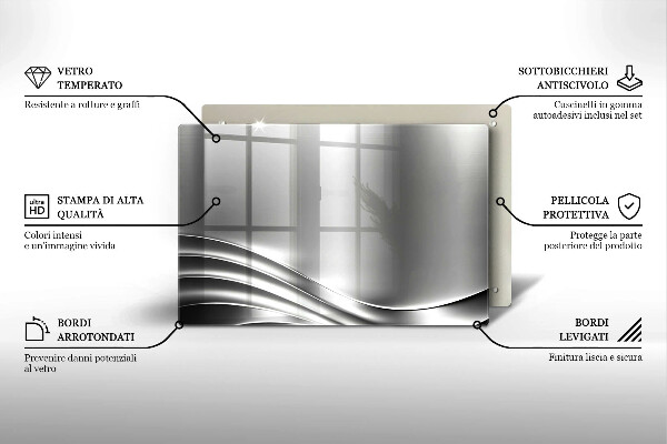 Glas Ceranfeldabdeckung Metallstruktur