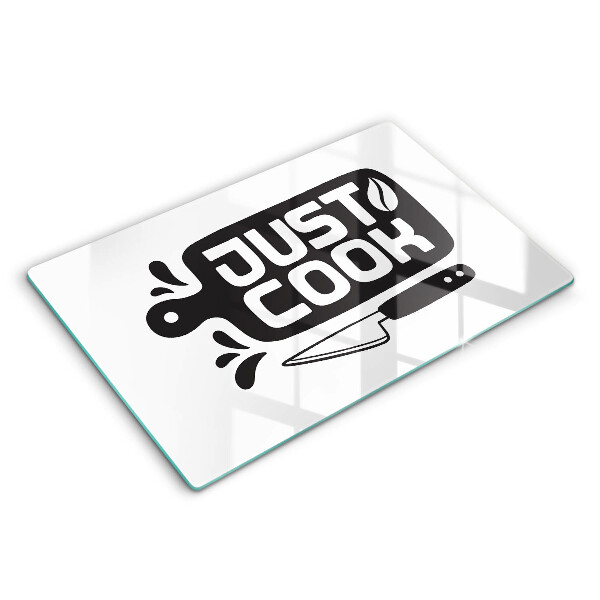 Glas Herdabdeckplatte Just cook